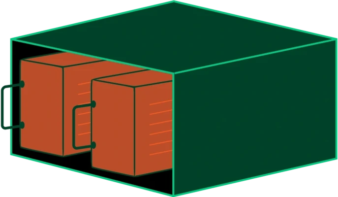 Standard Locker KuboGreen