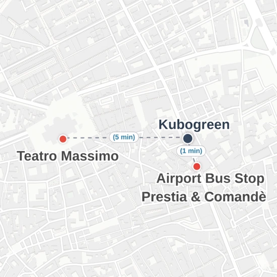 Map KUBOGREEN Palermo
